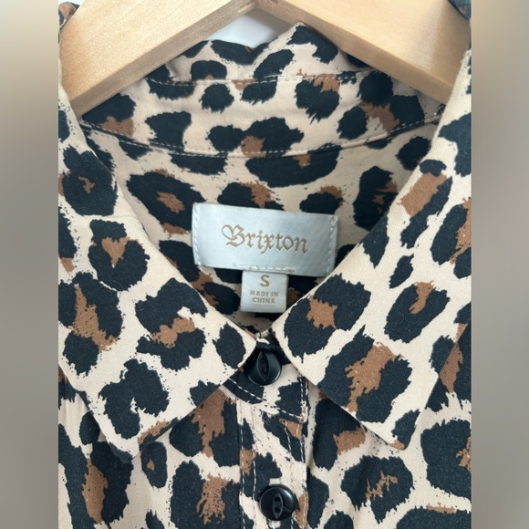 Brixton Leopard Print Button Down - Picture 2 of 10